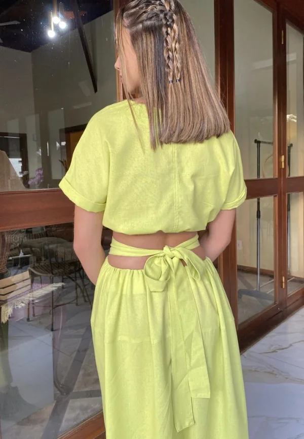 Cropped com Elástico