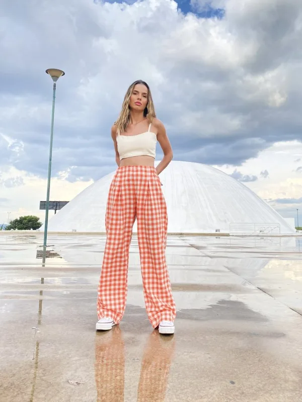 Calça Xadrez Vichy