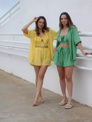 Trijunto: Camisa Amelia + Shorts Amelia + Top Sofia
