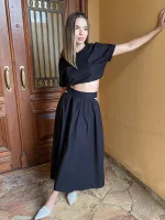 Cropped com Elástico