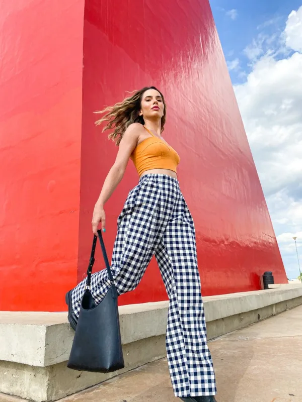 Calça Xadrez Vichy