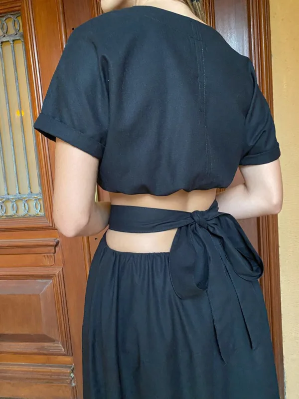 Cropped com Elástico