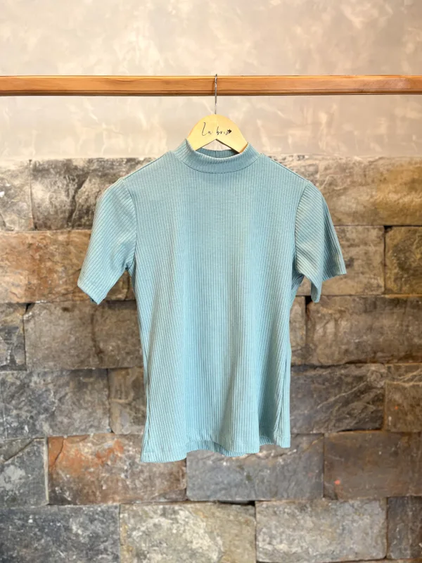 Blusa Malha Canelada Vittoria
