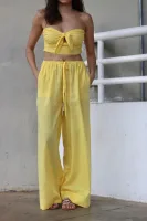 Trijunto: Camisa Amelia + Top Sofia + Calça Luisa