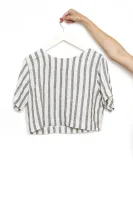 Blusa cropped Sabiá