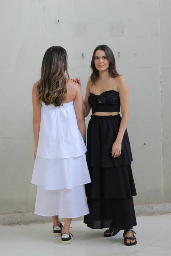 Conjunto: Top + Saia Sofia
