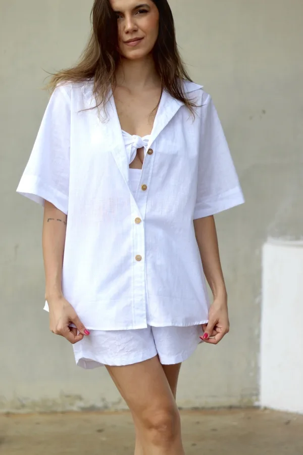 Conjunto: Camisa Amelia + Calça Luisa