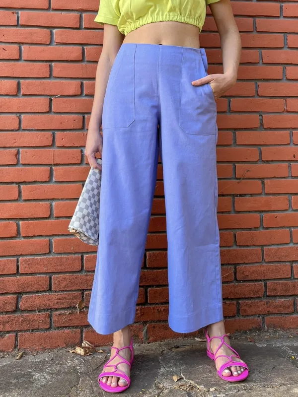 Calça de linho Elen