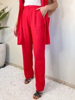 Calça de linho Águia