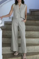 Calça de linho Elen