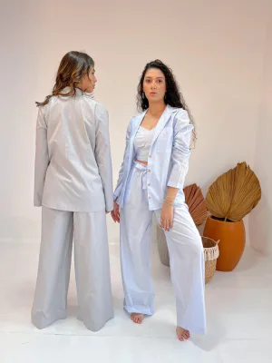 Trijunto: Camisa Elis + Cropped Regina + Calça Pantalona Sebastiana