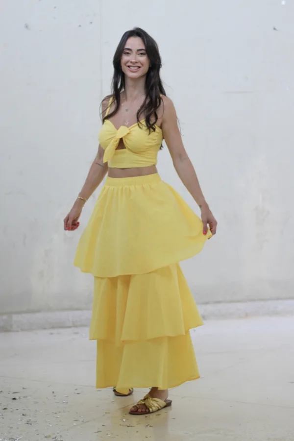 Conjunto: Top + Saia Sofia