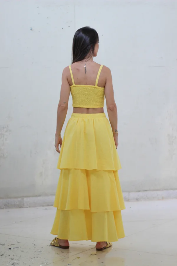 Conjunto: Top + Saia Sofia