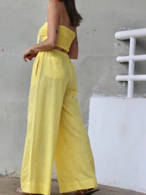 Trijunto: Camisa Amelia + Top Sofia + Calça Luisa