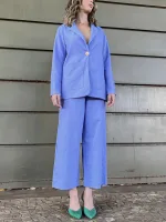 Calça de linho Elen