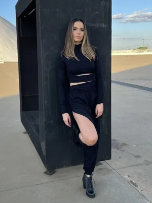 Cropped com Gola Rafaela