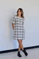 Vestido Madrid Xadrez